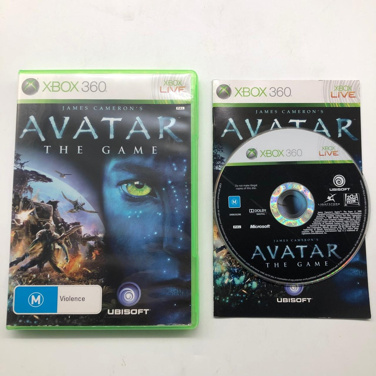 Avatar The Game Xbox 360 Game + Manual PAL