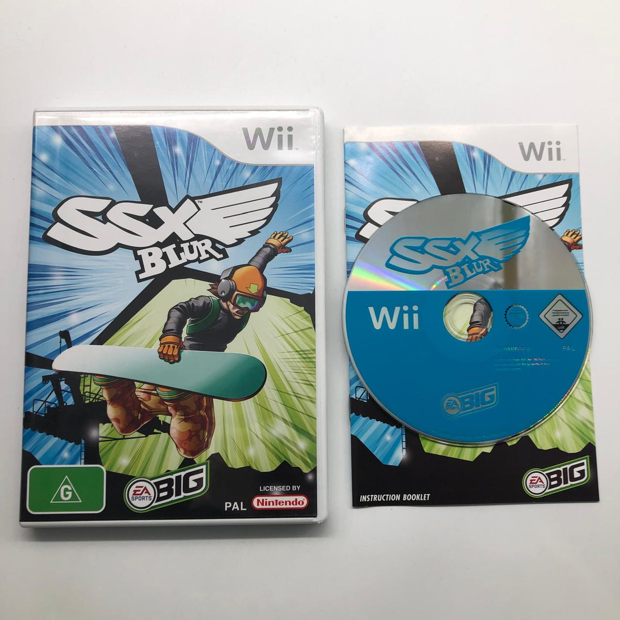 SSX Blur Nintendo Wii Game + Manual PAL