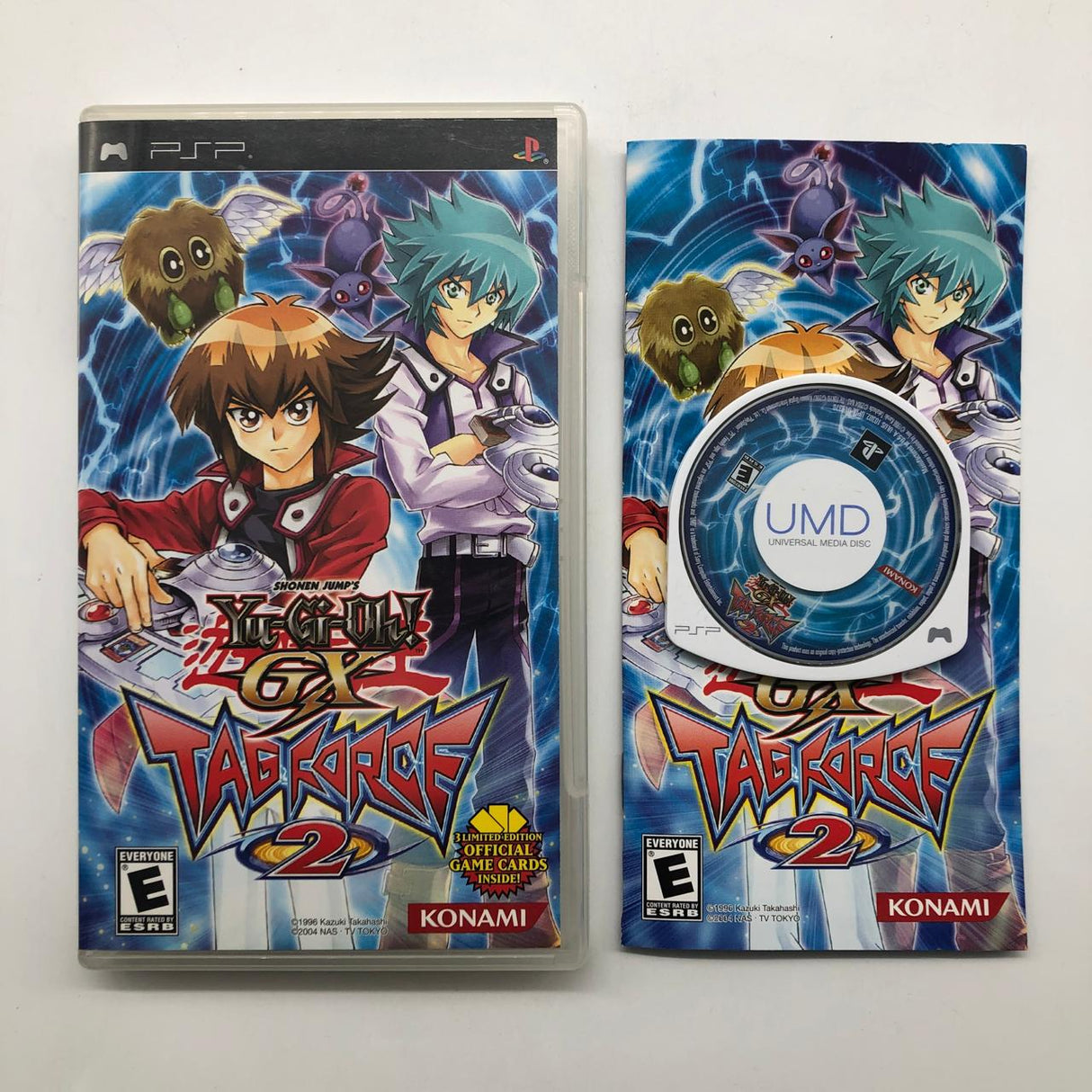 Yu-Gi-Oh! GX Tag Force 2 PSP Playstation Portable Game + Manual