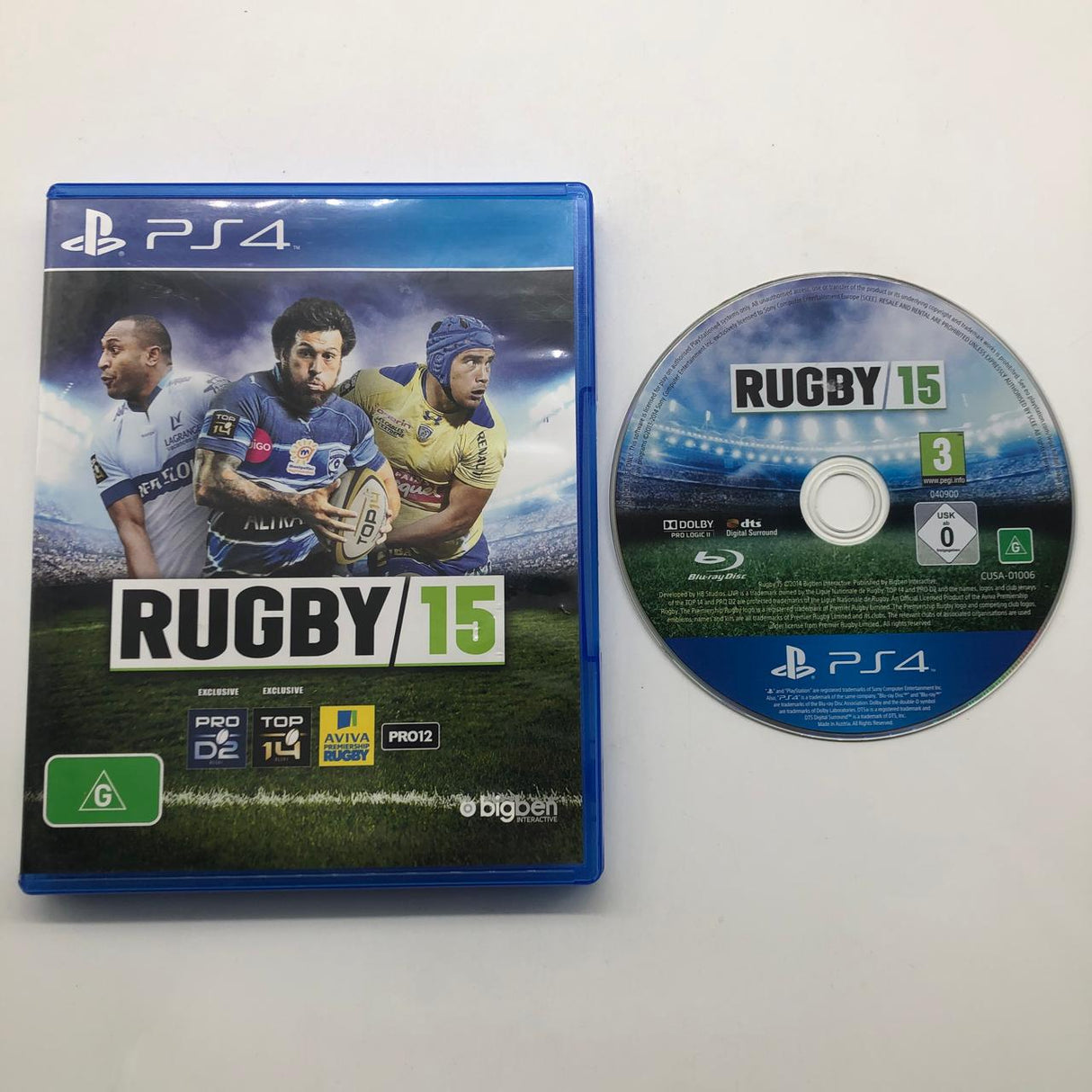 Rugby 15 PS4 Playstation 4 Game