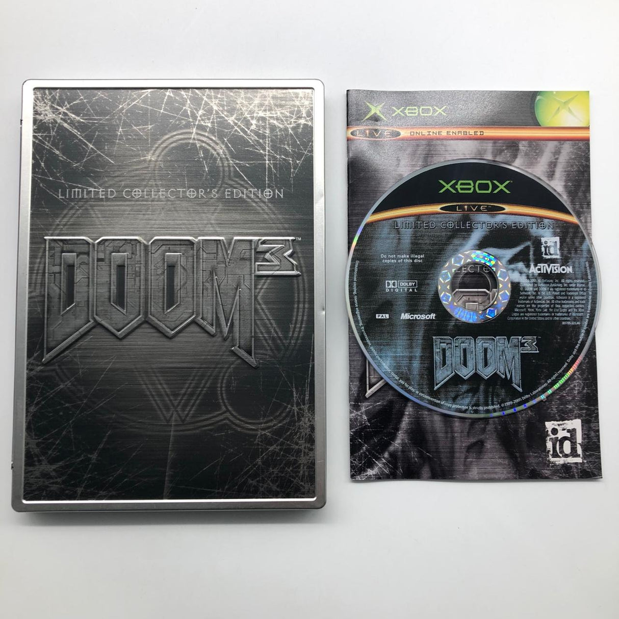 Doom 3 Xbox Original Game Limited Collector's Edition + Manual