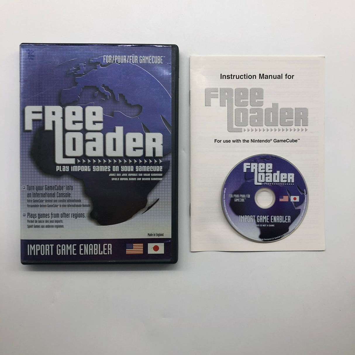 Free Loader Nintendo Gamecube Game + Manual PAL