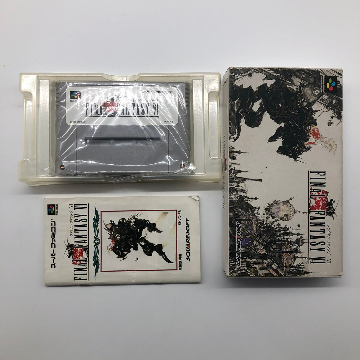 Final Fantasy VI Nintendo Super Famicom NES Game NTSC-J Boxed