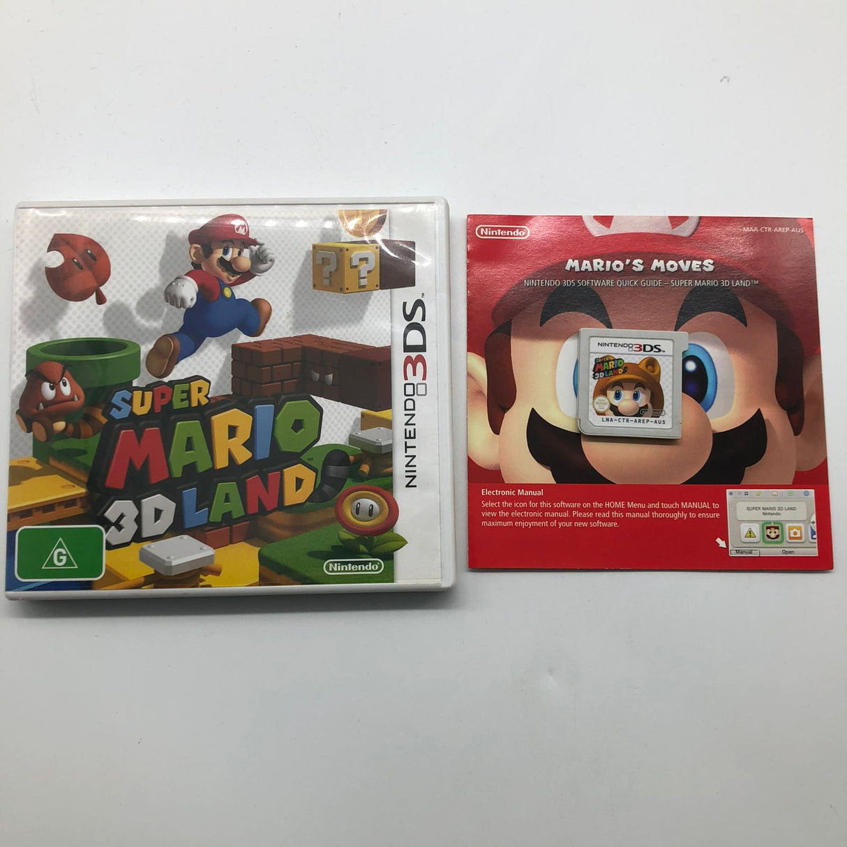 Super Mario 3D Land Nintendo 3DS Game + Manual PAL