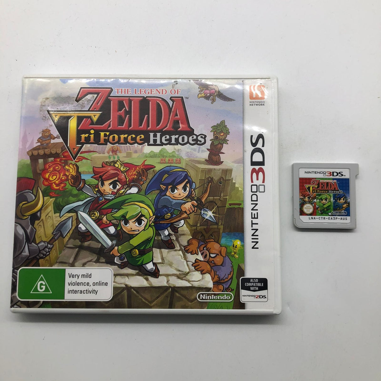 The Legend Zelda Tri Force Heroes Nintendo 3DS Game PAL