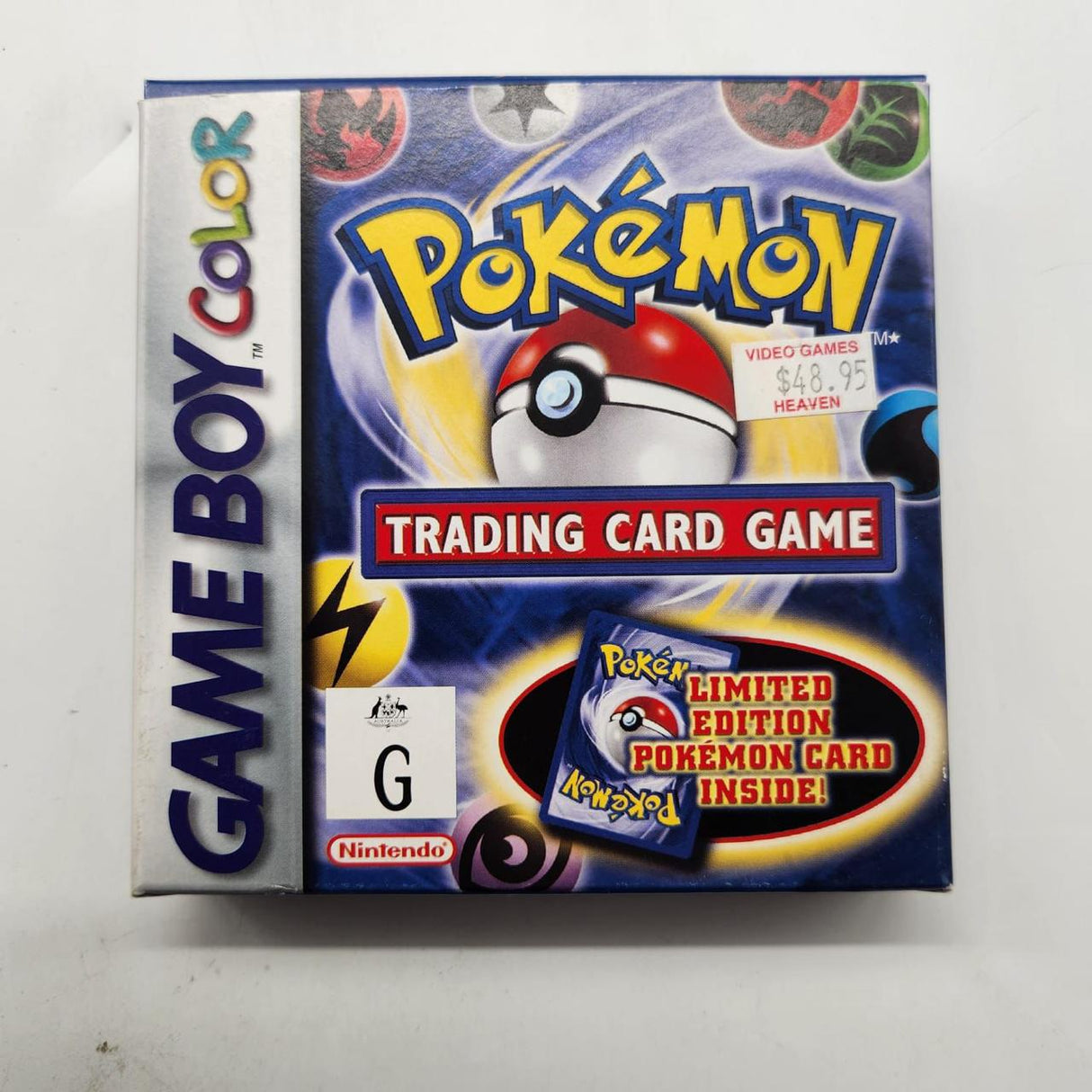 Pokemon Trading Card Game Limited Edition Pokemon Card Gameboy Color Boxed 01S4