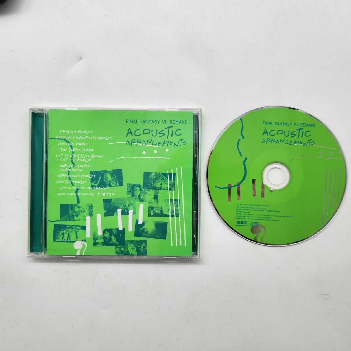 Final Fantasy VII Remake Acoustic Arrangements Audio Music CD 01S4