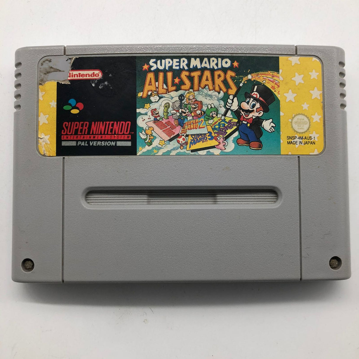 Super Mario All Stars Super Nintendo SNES Cartridge PAL
