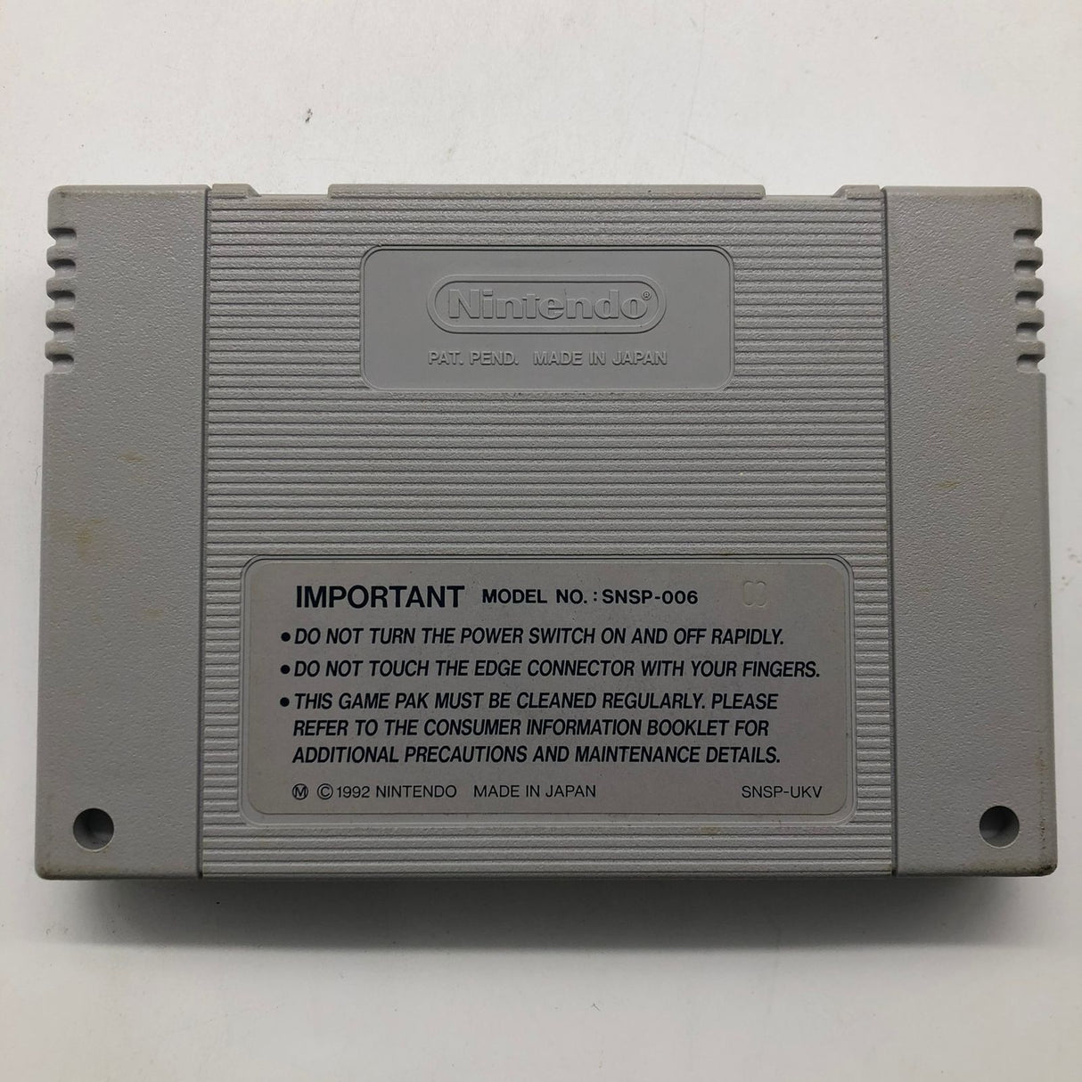 Hook Super Nintendo SNES Cartridge PAL