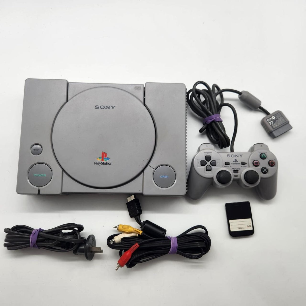 Sony PS1 Playstation 1 Console With Cords And Controller PAL
