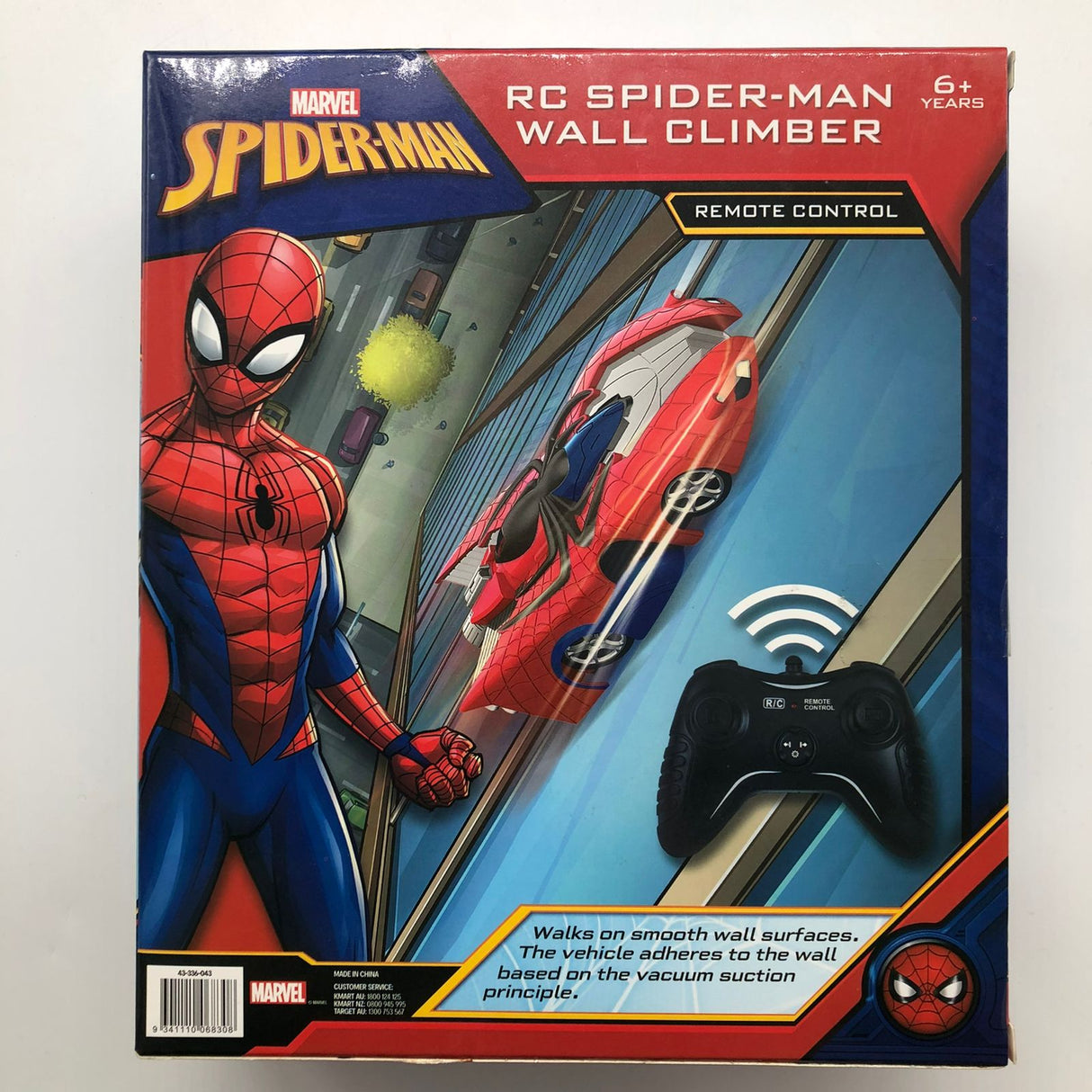 Radio Control Spider Man Wall Climber Car Toy