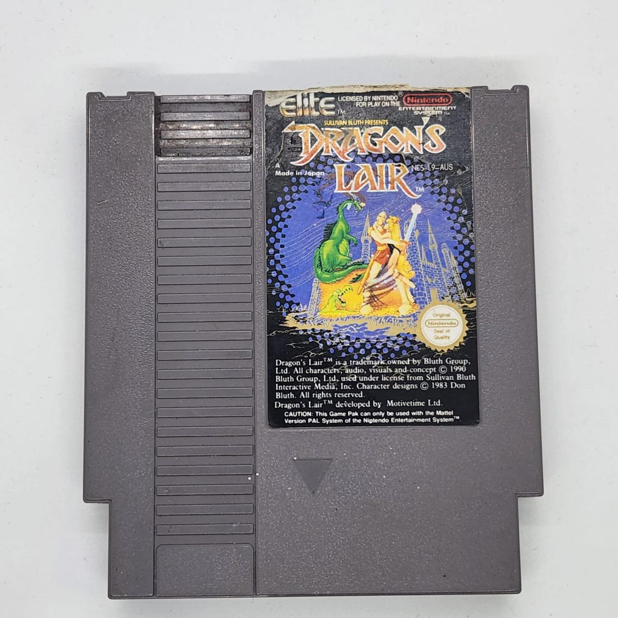 Dragon's Lair Nintendo Entertainment System NES Game PAL