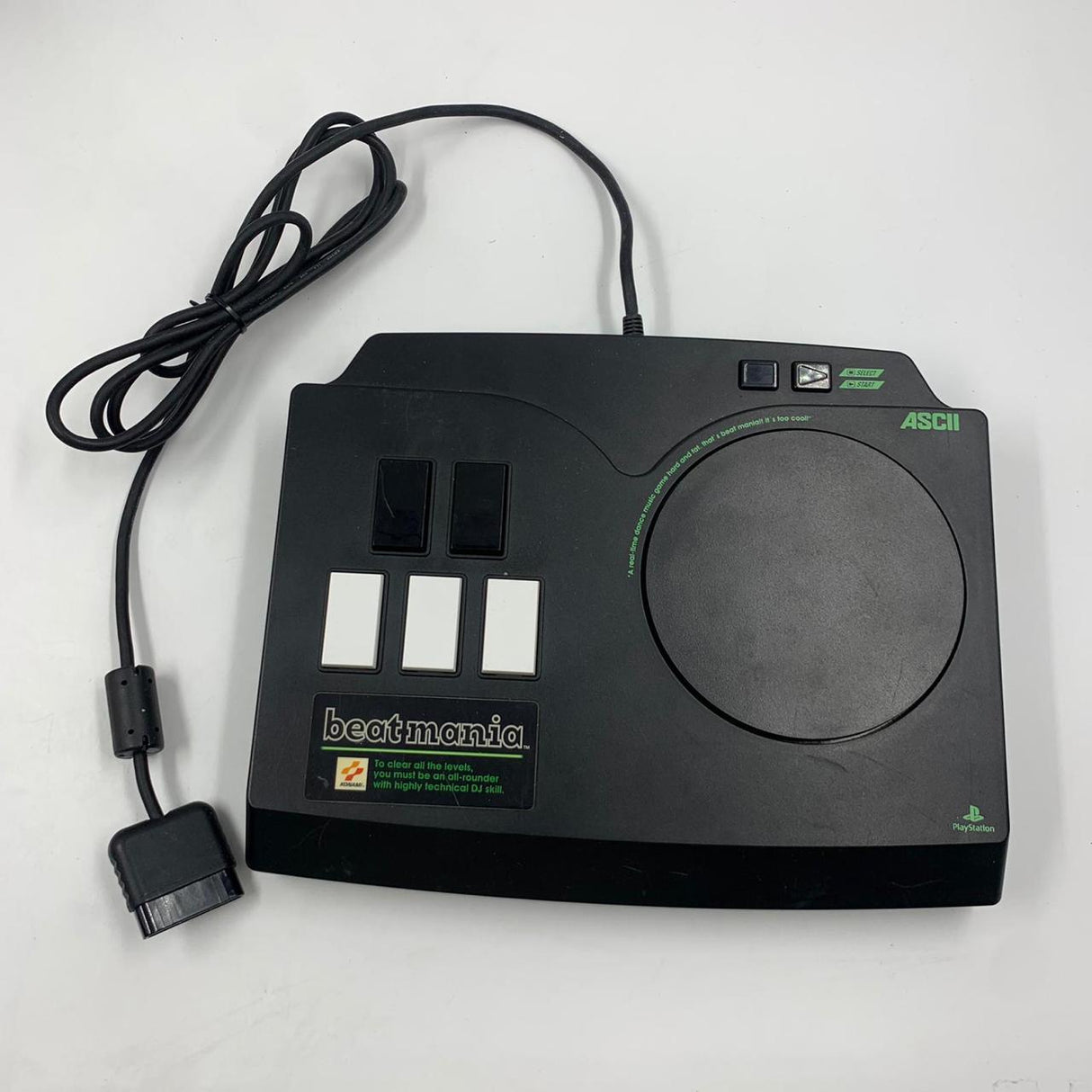 ASCII Beatmania DJ Konami Controller Playstation PS1