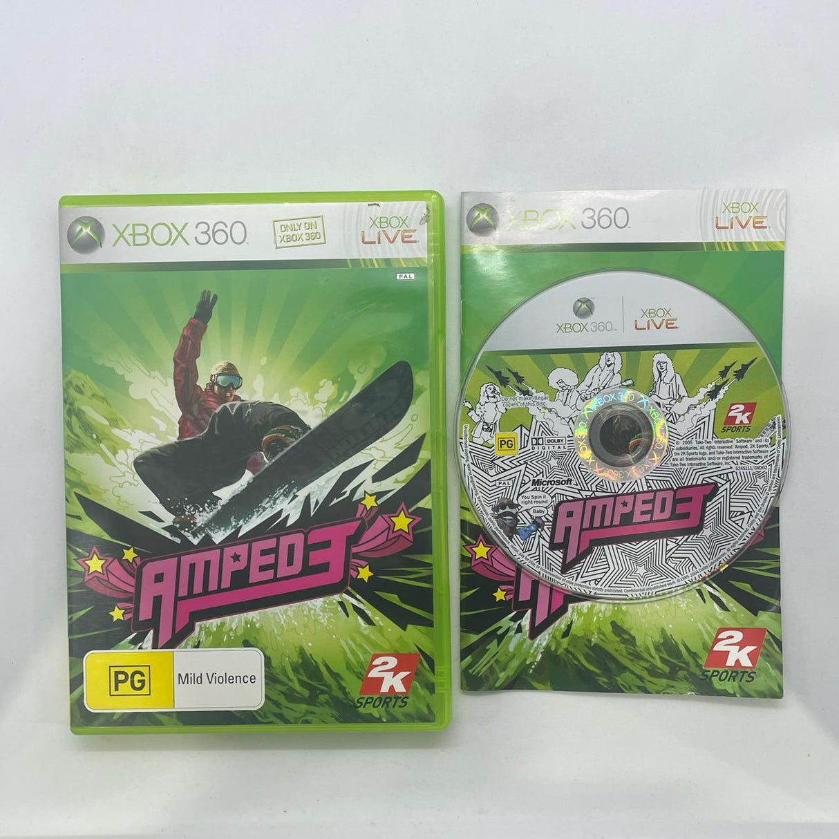 Amped 3 Xbox 360 Game + Manual PAL