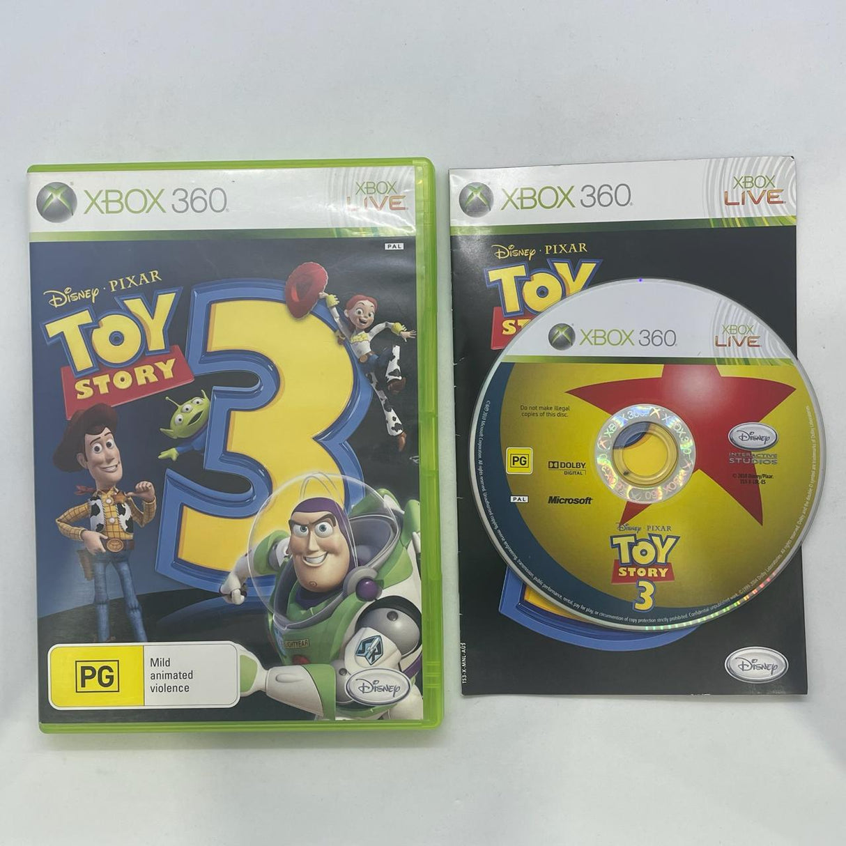 Toy Story 3 Xbox 360 Game + Manual PAL