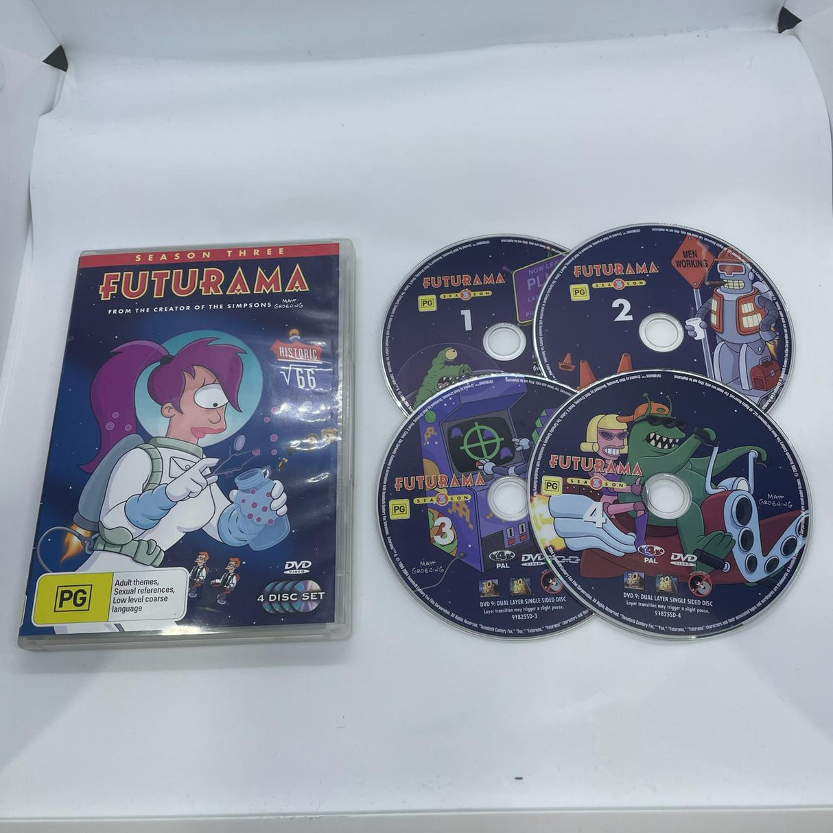 Futurama Season Three Complete 4 Disc DVD