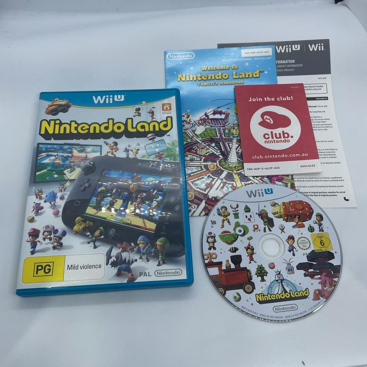 Nintendo Land Nintendo Wii U Game + Manual PAL