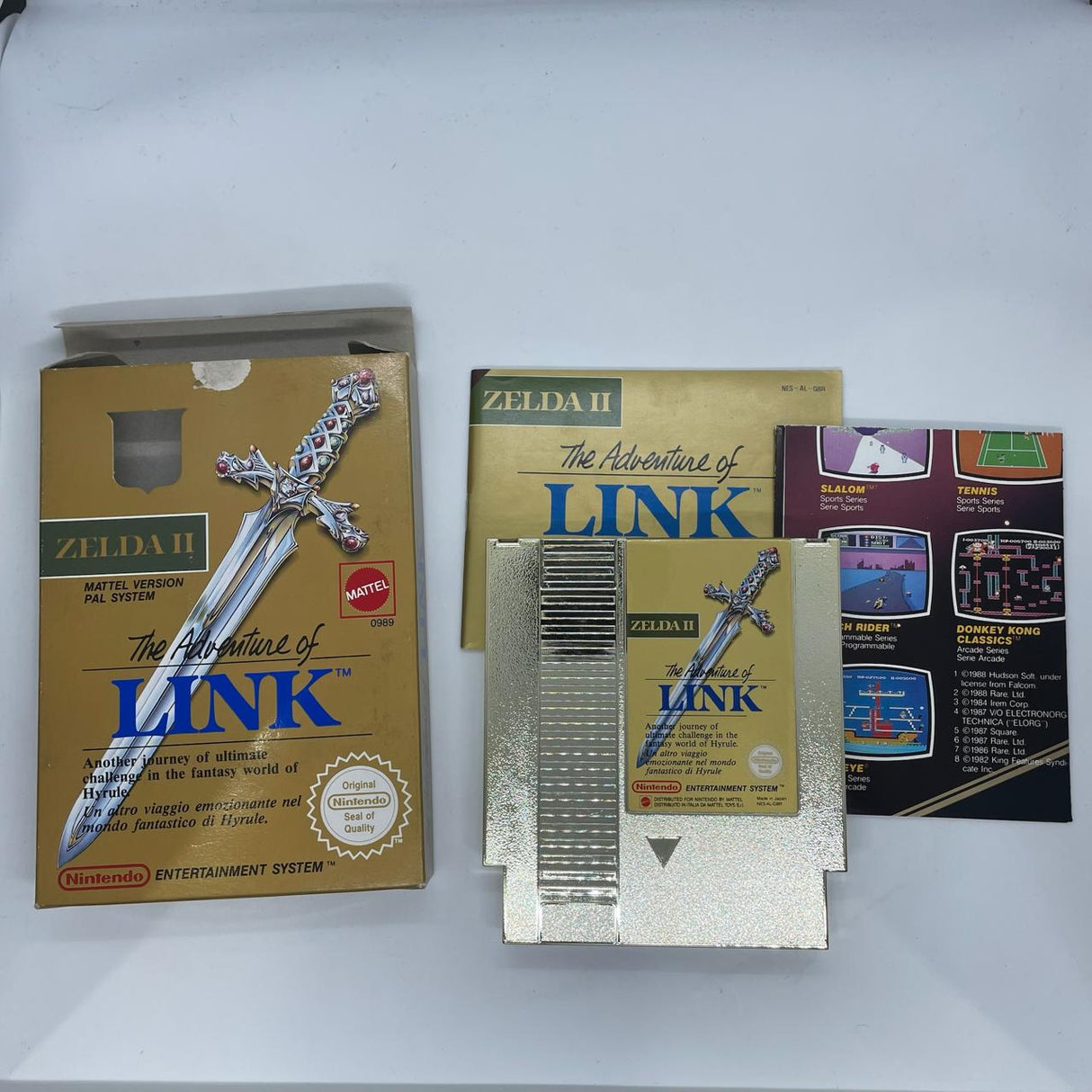 The Legend Of Zelda II The Adventure of Link Nintendo Entertainment System NES Game Boxed Complete PAL