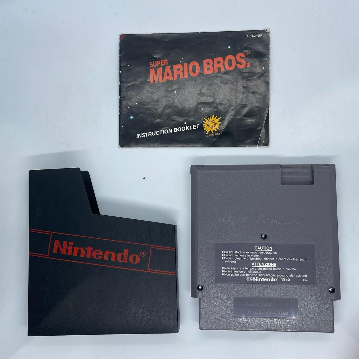 Super Mario Bros. Nintendo Entertainment System NES Game + Manual PAL