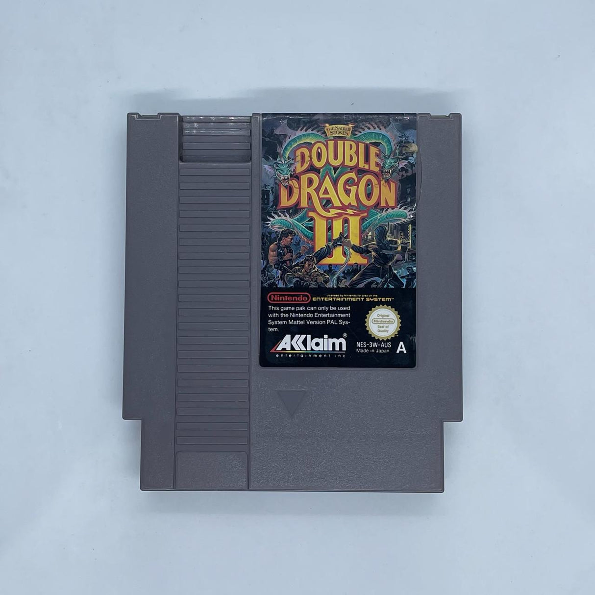Double Dragon III Nintendo Entertainment System NES Game PAL