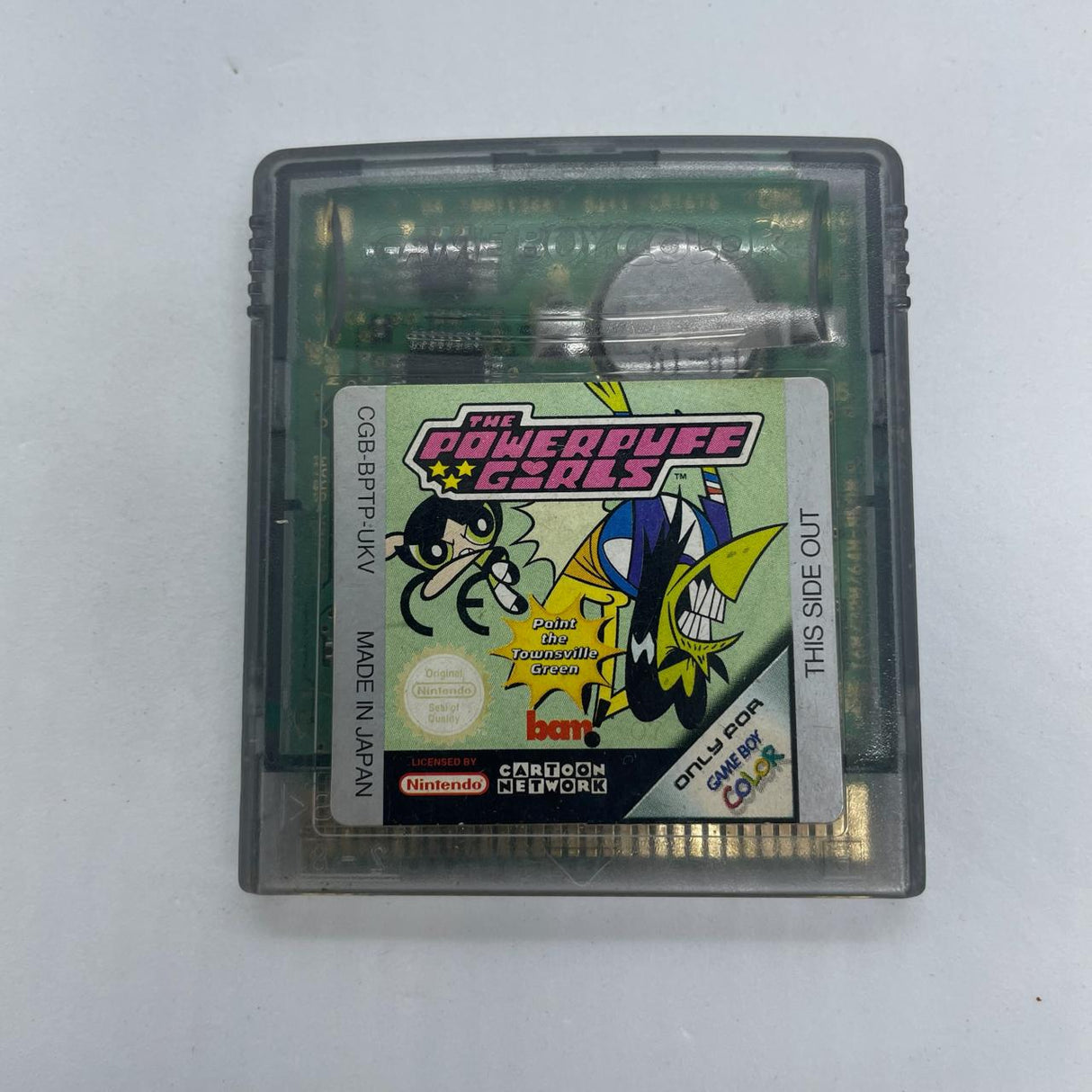 The Powerpuff Girls Paint The Townsville Green Nintendo Gameboy Color / Colour Game