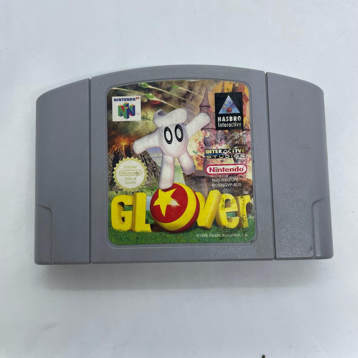 Glover Nintendo 64 N64 Game Cartridge PAL