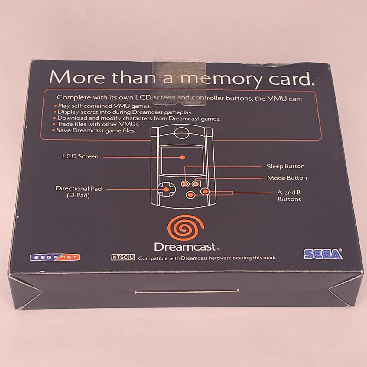 Sega Dreamcast Blue Visual Memory Unit Boxed