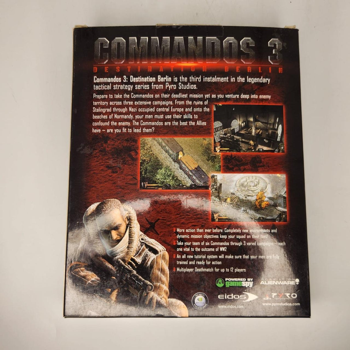 Commandos 3 Destination Berlin PC Game + Manual Boxed