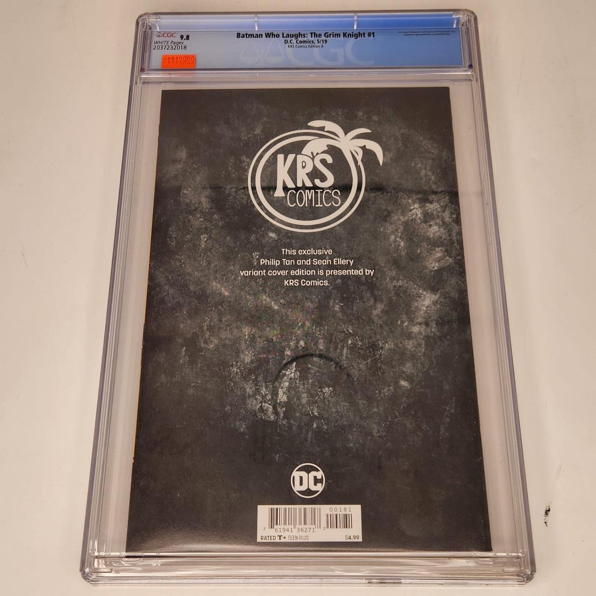 The Batman Who Laughs The Grim Knight #1 Variant A CGC 9.8 Comic Book