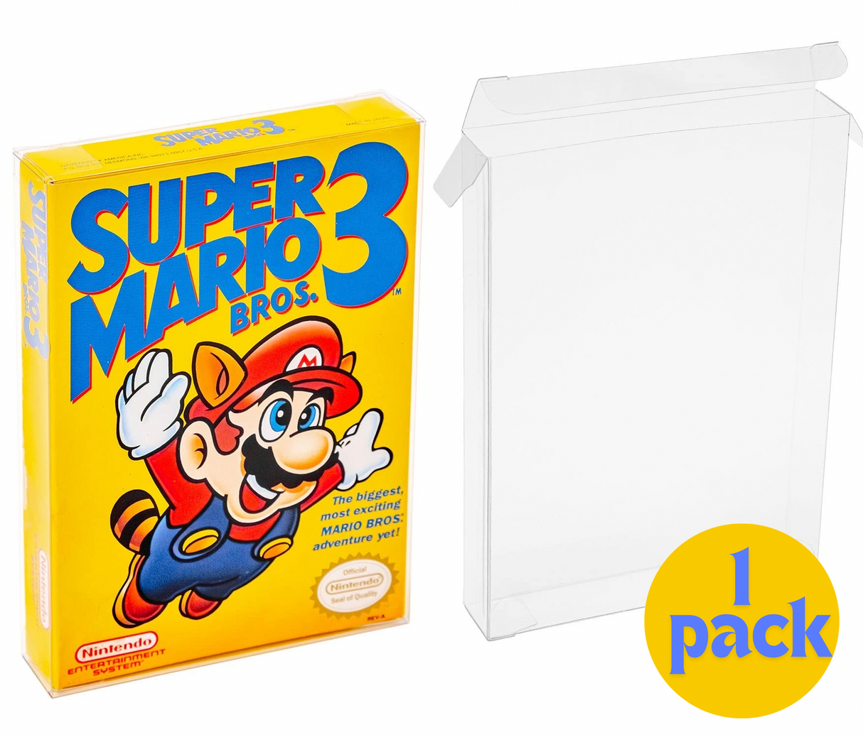 1 Pcs Single Clear Box Protectors Case for Nintendo NES CIB Game Boxed protector