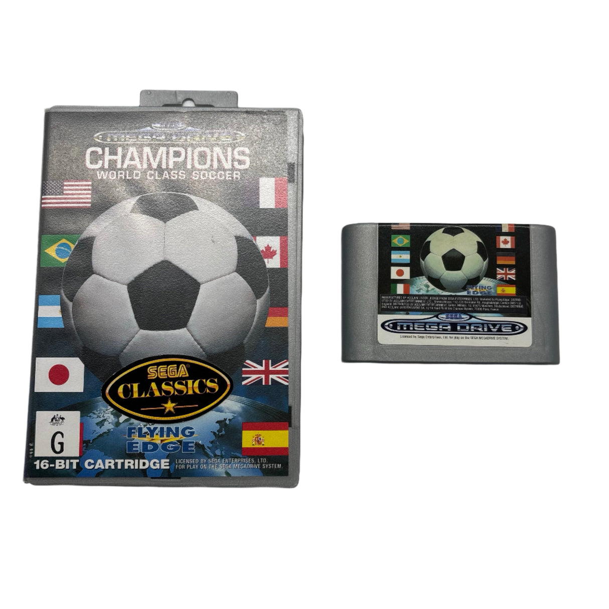 Champions World Class Soccer Sega Mega Drive PAL