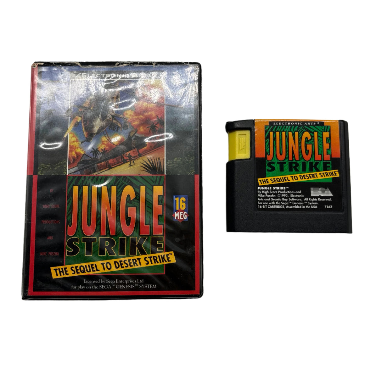 Jungle Strike Sega Mega Drive Game NTSC