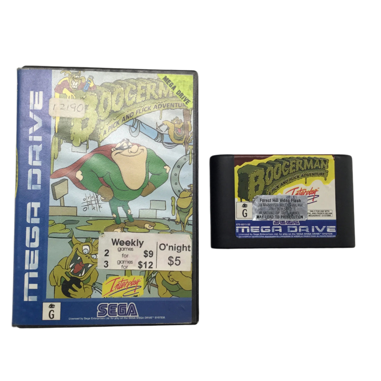Boogerman Sega Mega Drive Game PAL