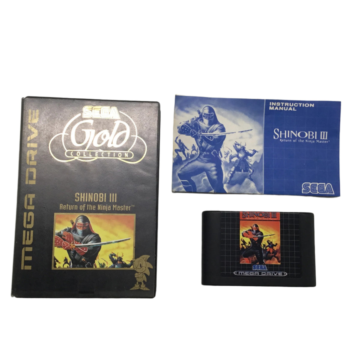Shinobi 3 III Return Of The Ninja Master Sega Mega Drive Game + Manual PAL