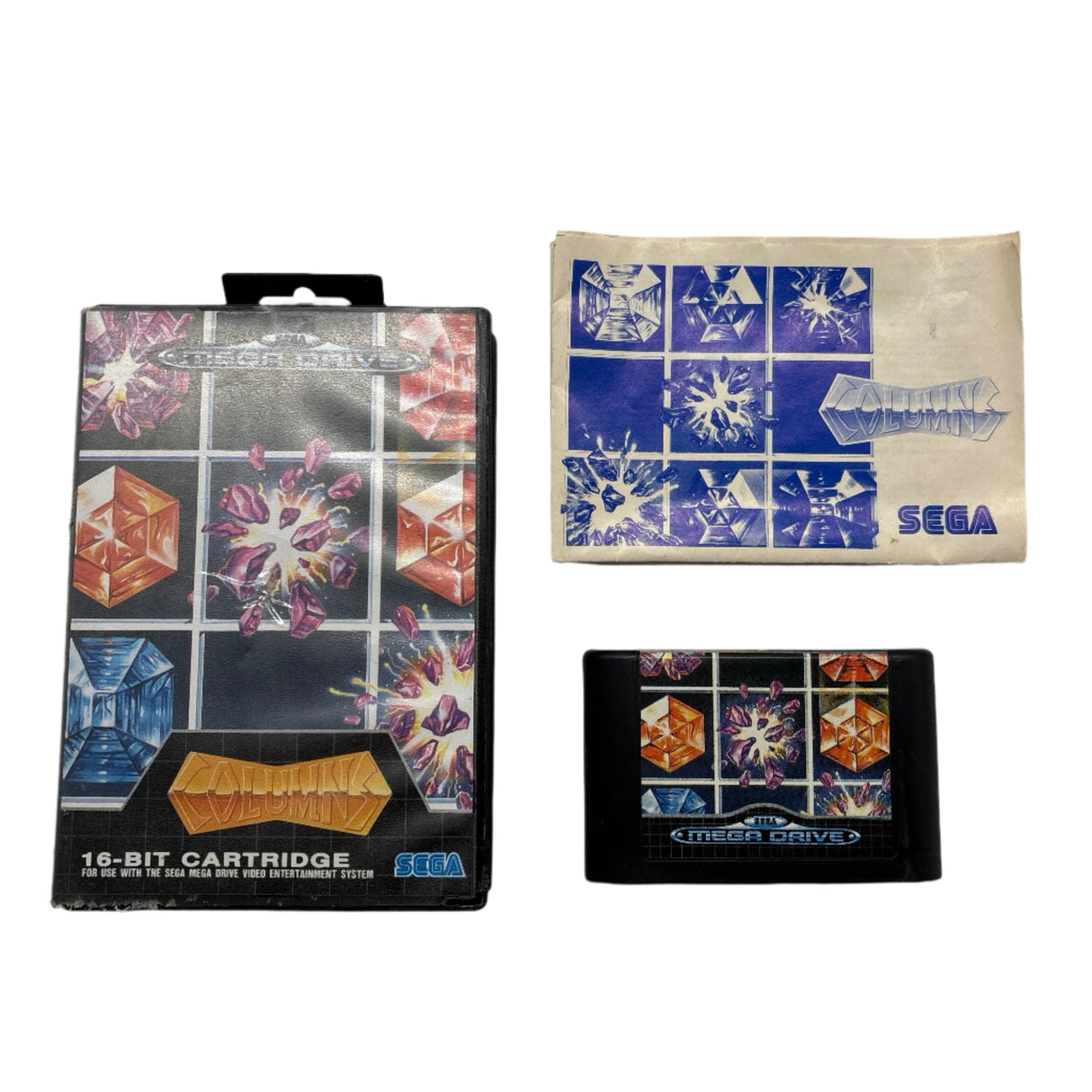 Columns Sega Mega Drive Game + Manual PAL