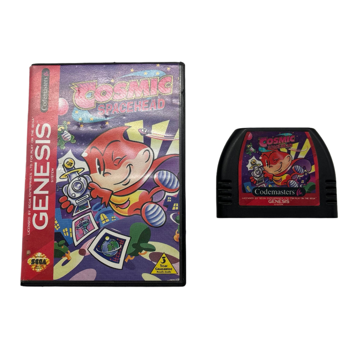 Cosmic Spacehead Sega Genesis Game