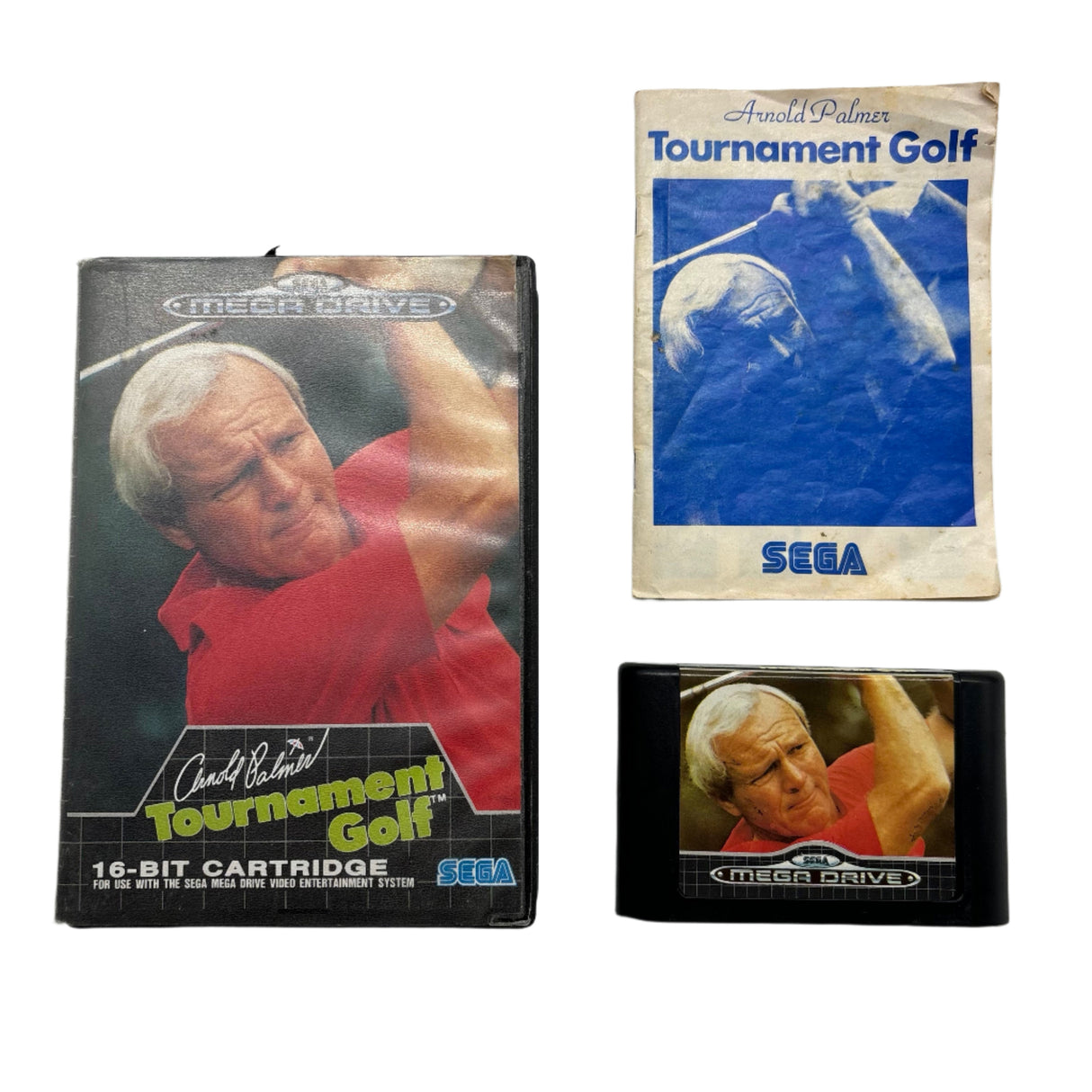 Arnold Palmer Tournament Golf Sega Mega Drive Game + Manual PAL