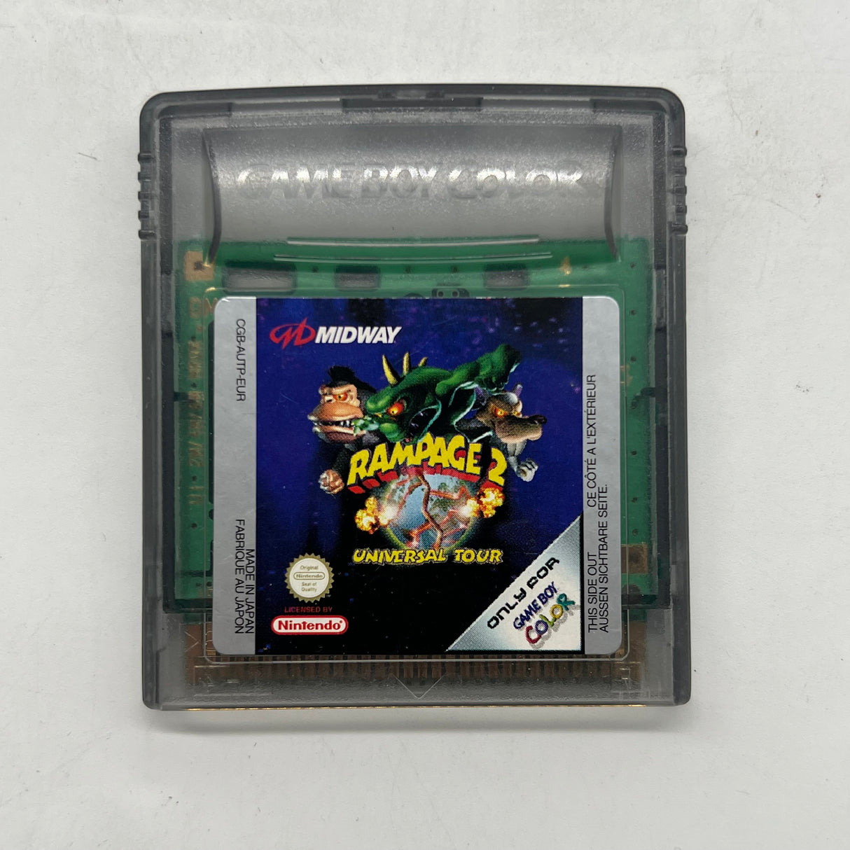 Rampage 2 Universal Tour Game Boy Color Game Boxed Complete PAL