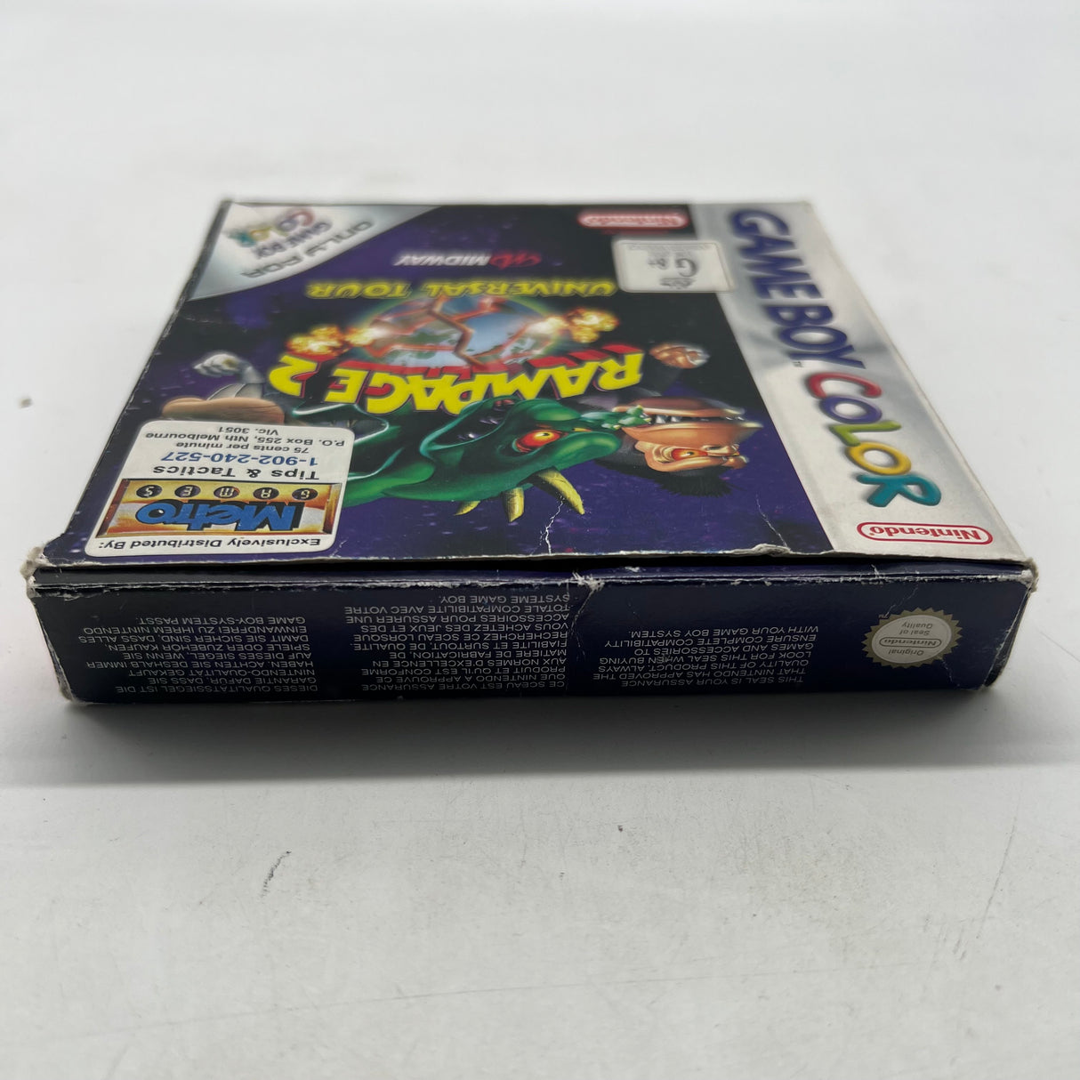 Rampage 2 Universal Tour Game Boy Color Game Boxed Complete PAL
