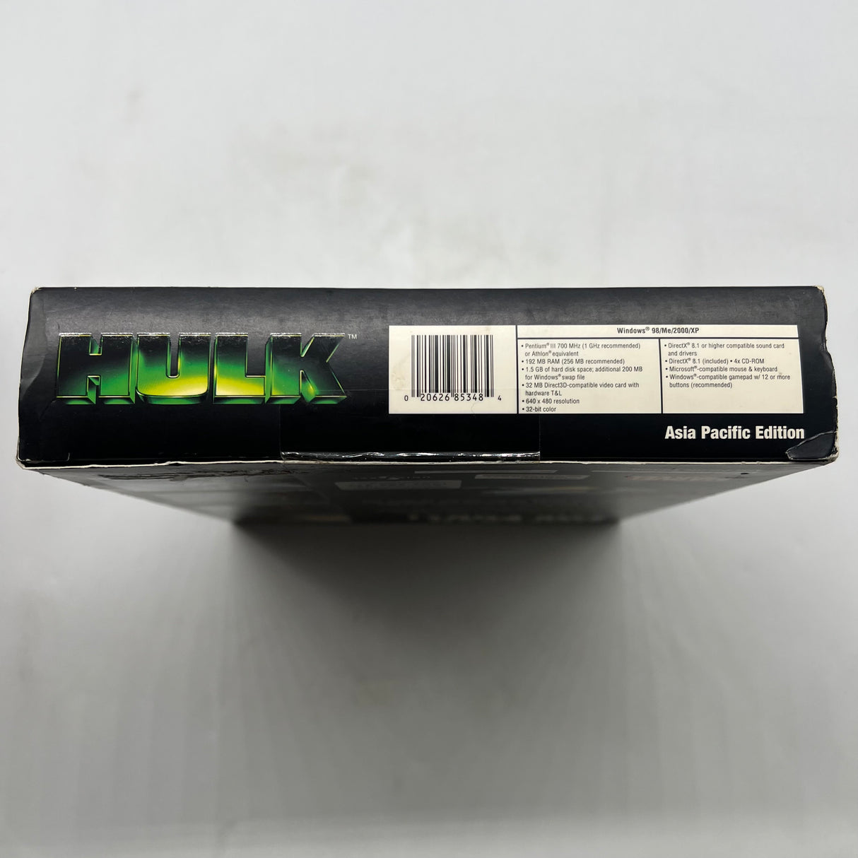 Hulk PC Game CD Big Box Complete