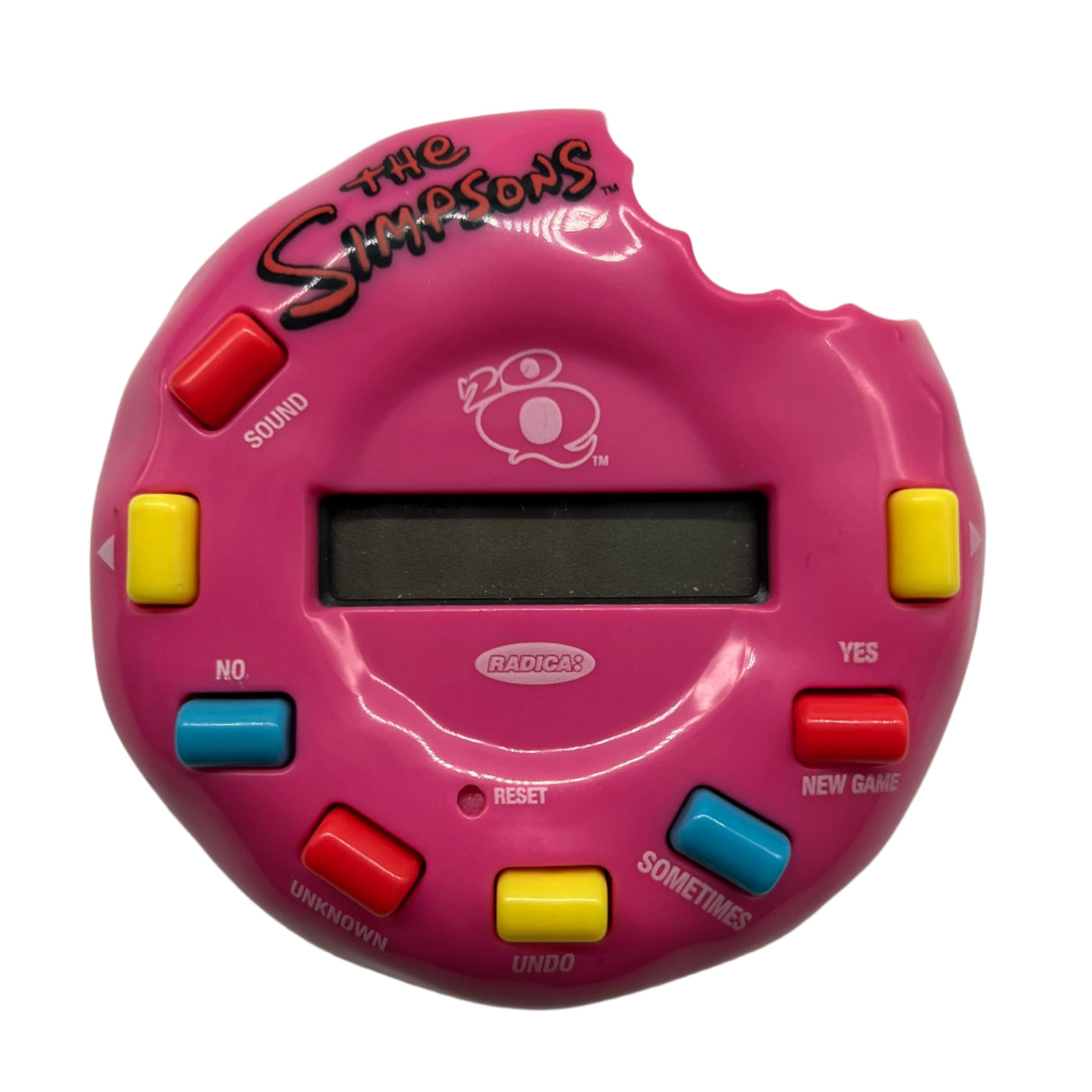 Radica 20Q The Simpsons Handheld Electronic Quiz Game 20 Questions