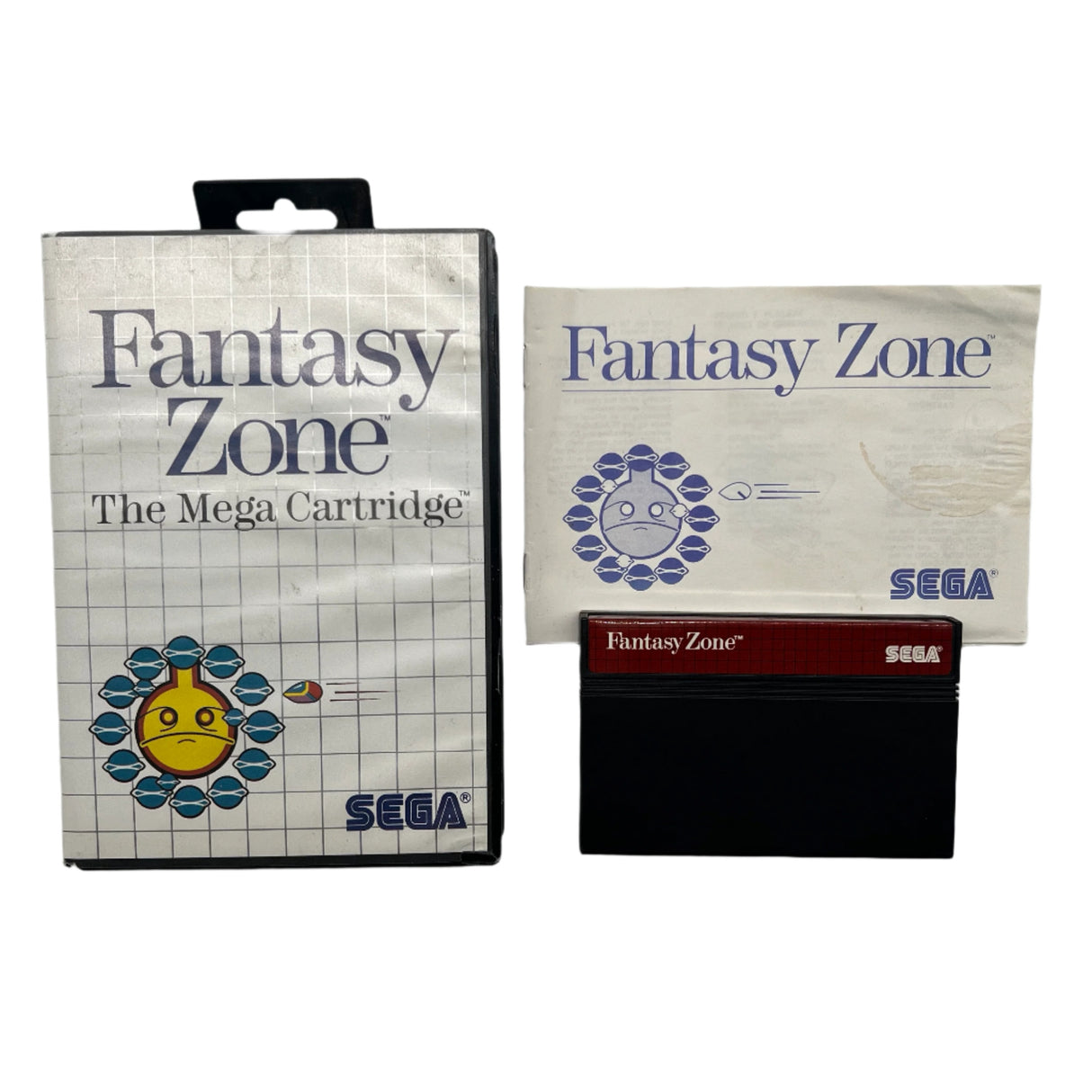 Fantasy Zone Sega Master System Game + Manual PAL