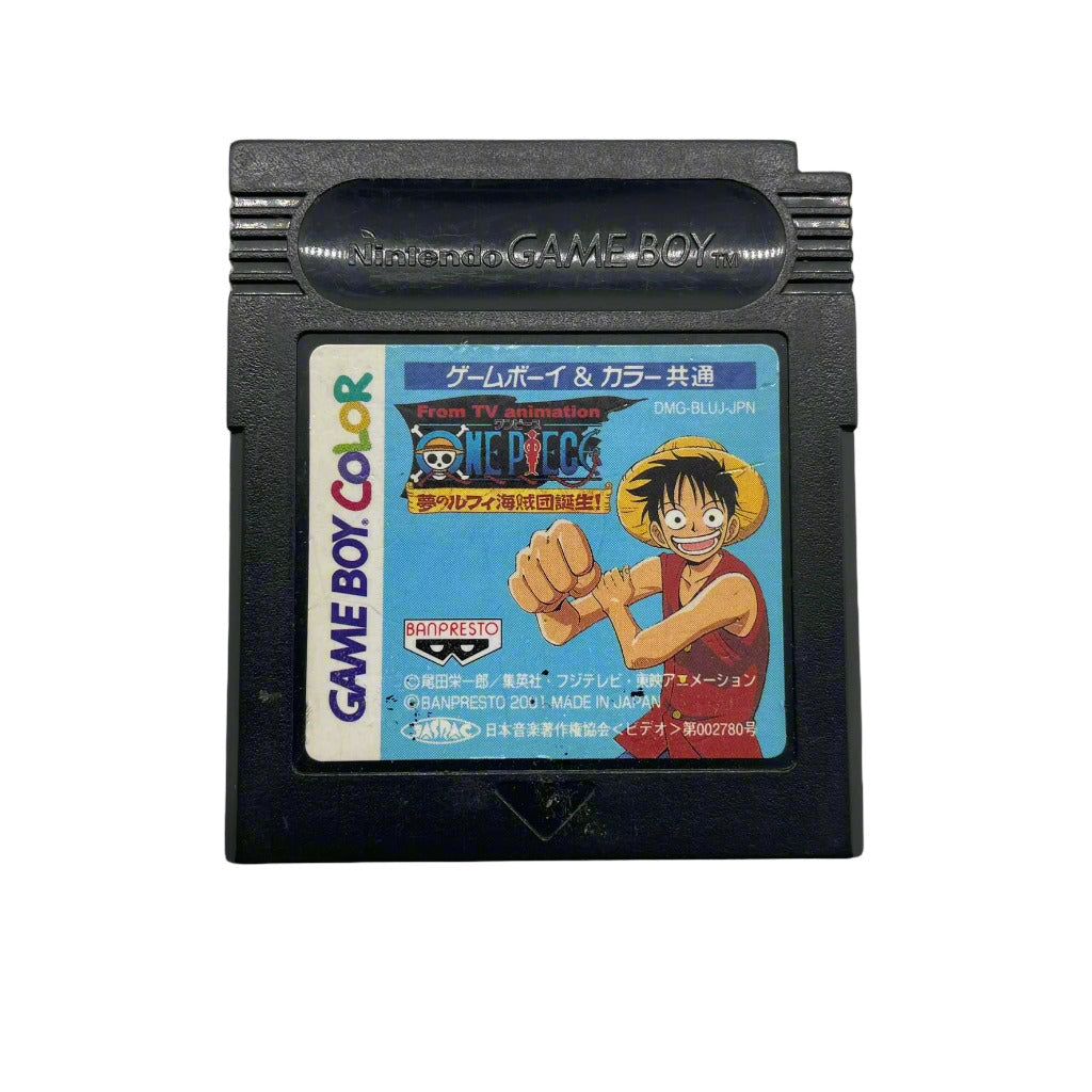One Piece Yume no Luffy Kaizokudan Nintendo Game Boy Color Japanese Game Cartridge Only