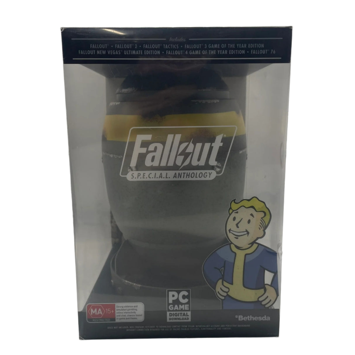 Fallout S.P.E.C.I.A.L Anthology Brand New Sealed codes are unused PC Game