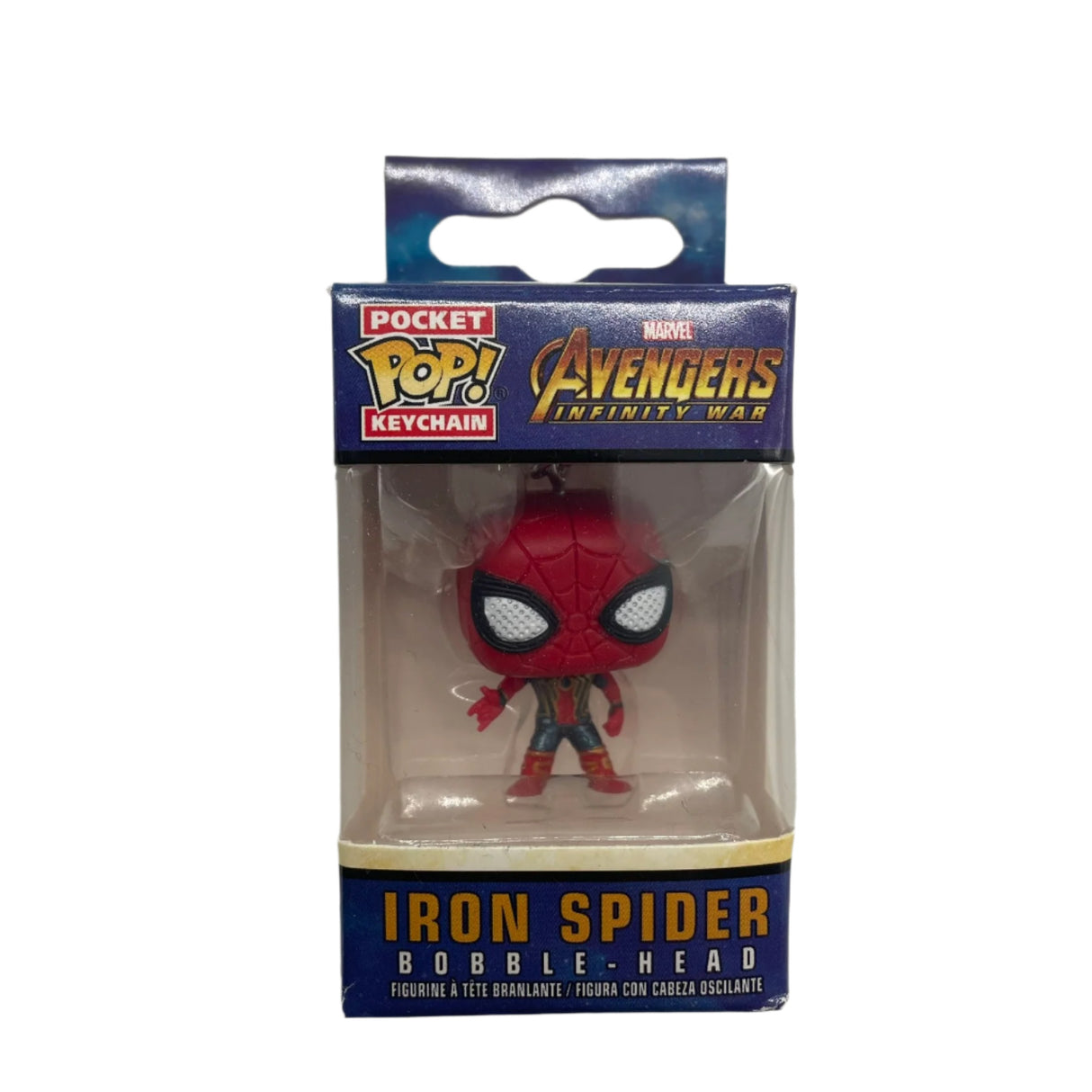 Marvel Avengers Infinity War Iron Spider Funko Pocket Pop! Keychain Bobblehead