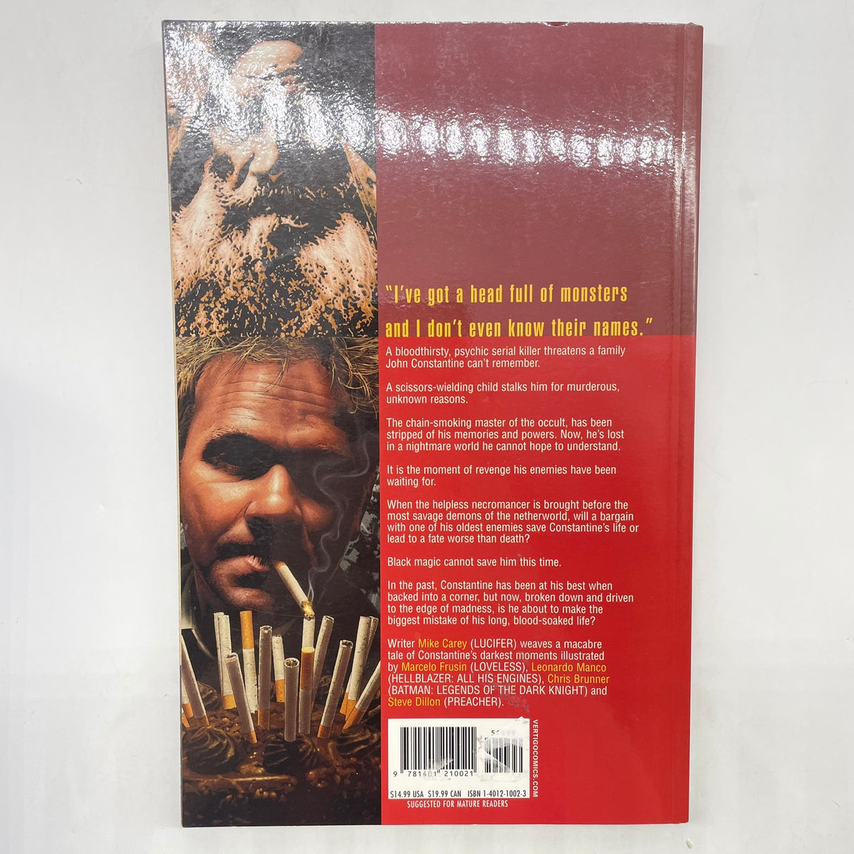 John Constantine Hellblazer Stations of the Cross Paperback Novel Book