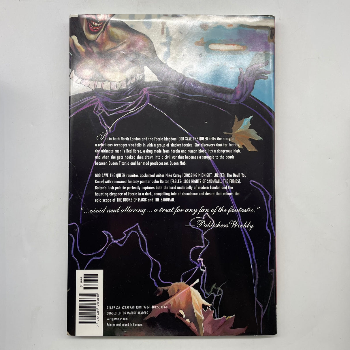 God Save the Queen by John Bolton Paperback Comic Book Graphic Novel