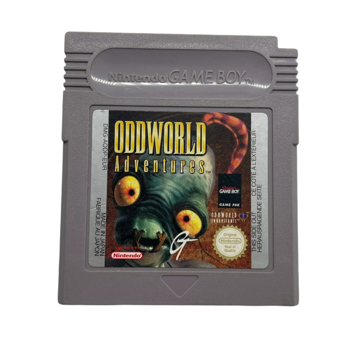 Oddworld Adventures Nintendo Game Boy Game Cartridge Only PAL