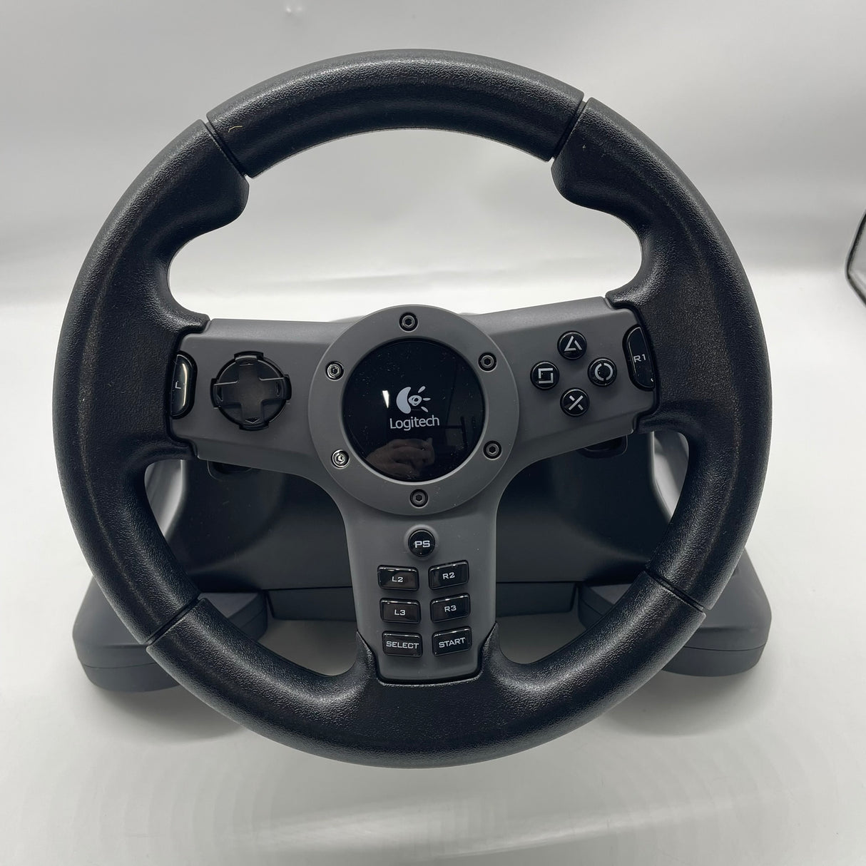 Logitech Driving Force Wireless Racing Wheel for PS3 PlayStation 3 Boxed with USB Dongle Reciever