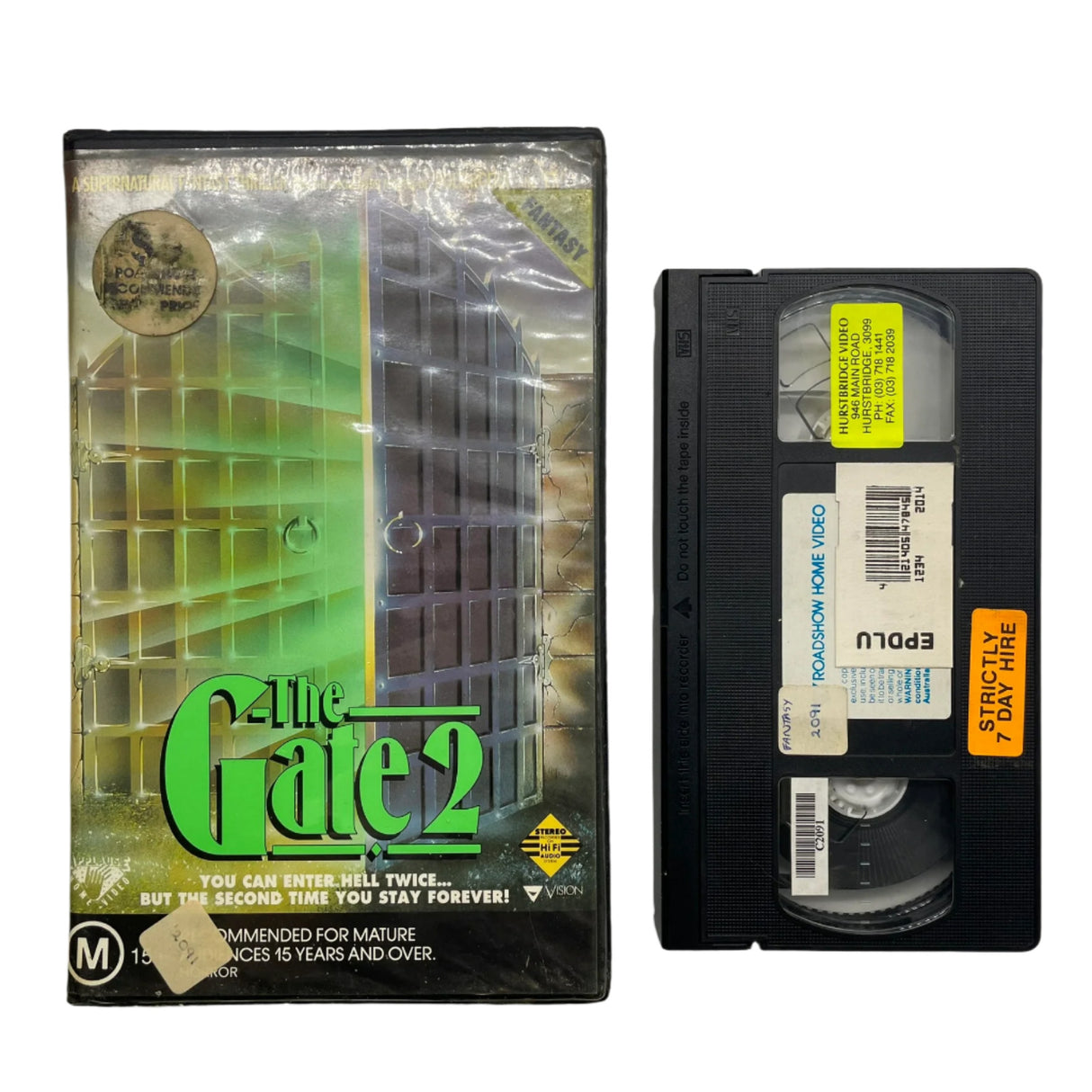 The Gate 2 VHS Cassette Tape